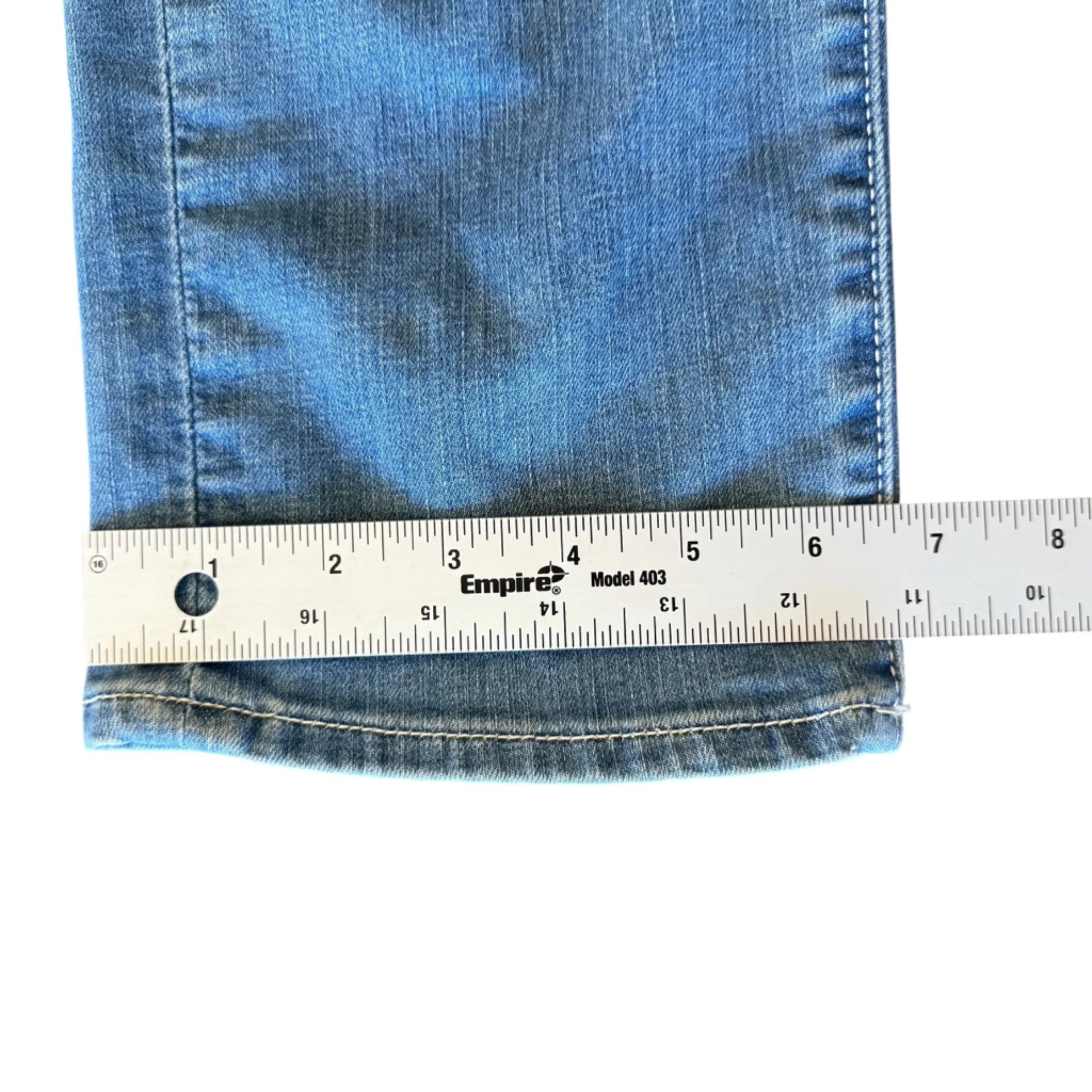 Pilcro and the Letterpress Anthropologie Fit / Stet Jeans Size 32 Light Blue - Image 14