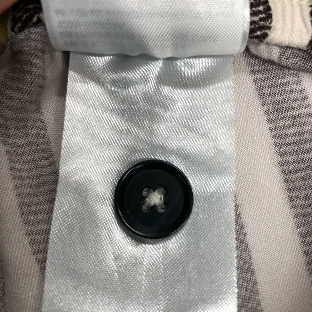 elastic waist stripe wide Leg Trouser Pants W/Pockets women’s 14 - Image 8