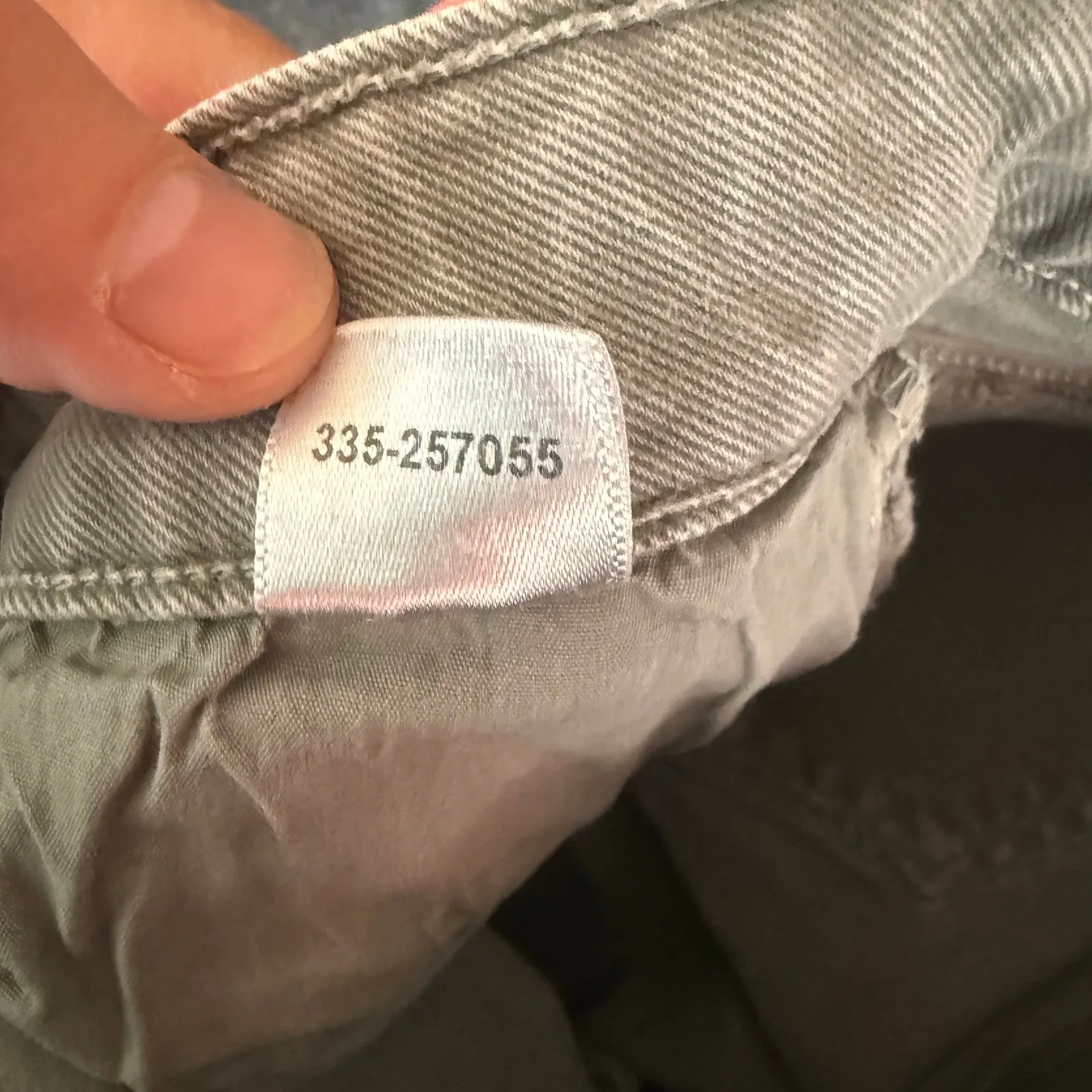 Paige Skyline Skinny Crop Jeans Grey-Green Sz 26 EUC - Image 5