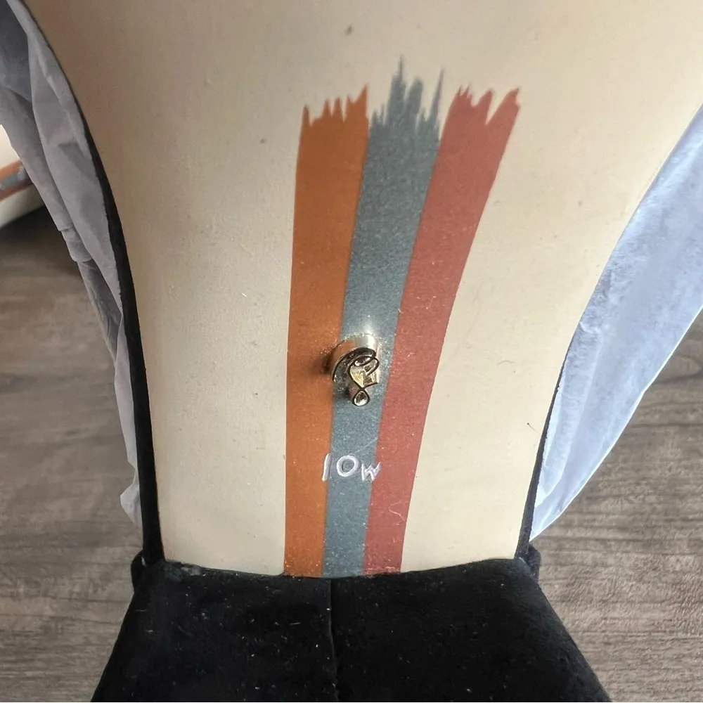 Sam Edelman Yaro Black Suede Block Heel Women's Sandal Size 10 SKU#24240 - Image 9