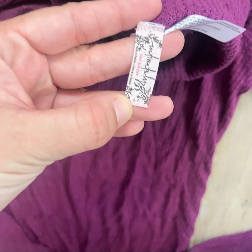 Free People Waffle Knit Long Sleeve Bodysuit - Image 2