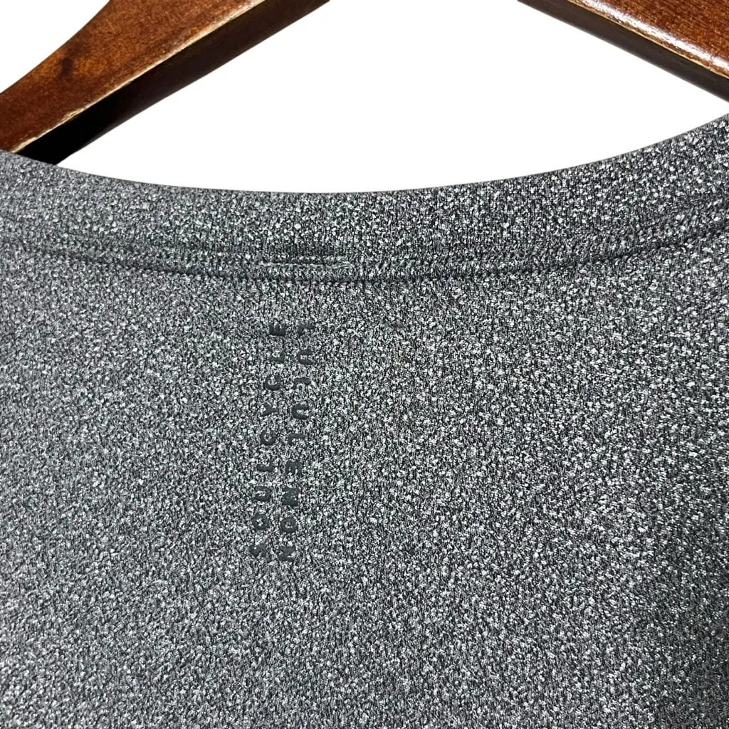 Lululemon x SoulCycle To The Beat Cropped Tee Silver Foil Grey Women’s Size 6 - Image 6