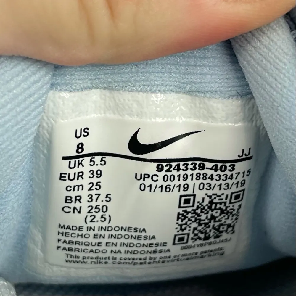 Nike Flex Trainer 8 AMP Training Shoes Blue Grey - Image 8