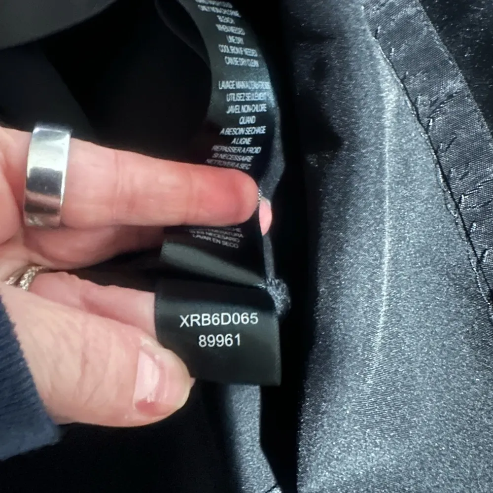 MaxandChloe black tuxedo Sleeveless Dress with lace overlay sz 12 - Image 8