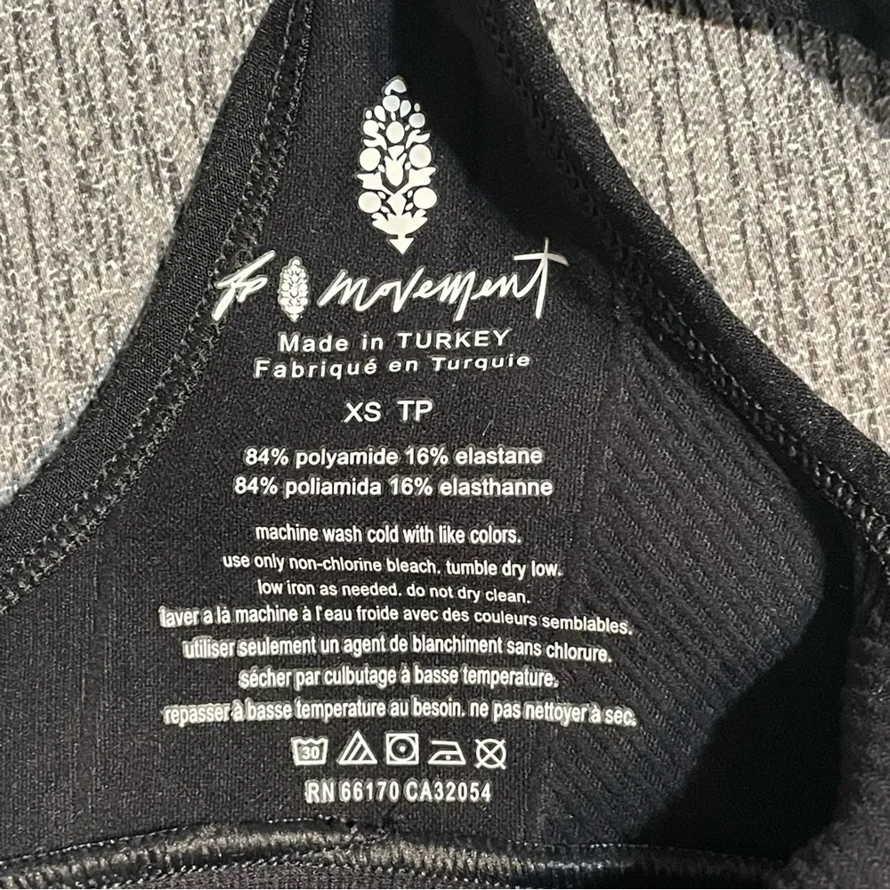 Free People Movement Free Throw Square Neck Bralette Black Size XS - Image 9