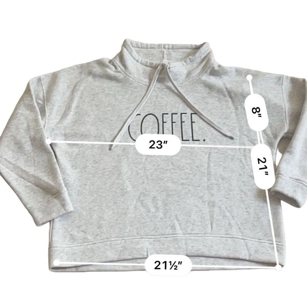 RAE DUNN. "Coffee" Sweatshirt size L - Image 4