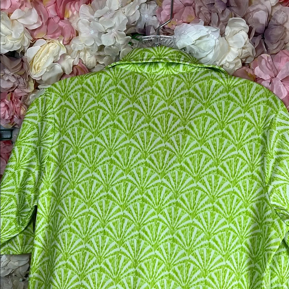 Green Patterned Midi Dress - Image 3