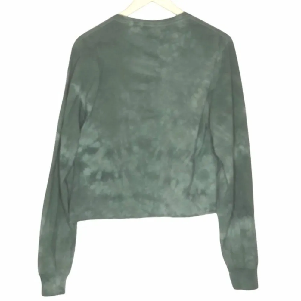 Baby Yoda Star Wars Starry Night Longsleeve Crop T-Shirt Medium - Image 5