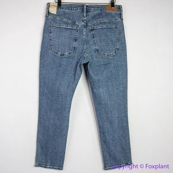 NEW Madewell The Mid-Rise Perfect Vintage Jeans Knowland‎ Wash, 31 - Image 8