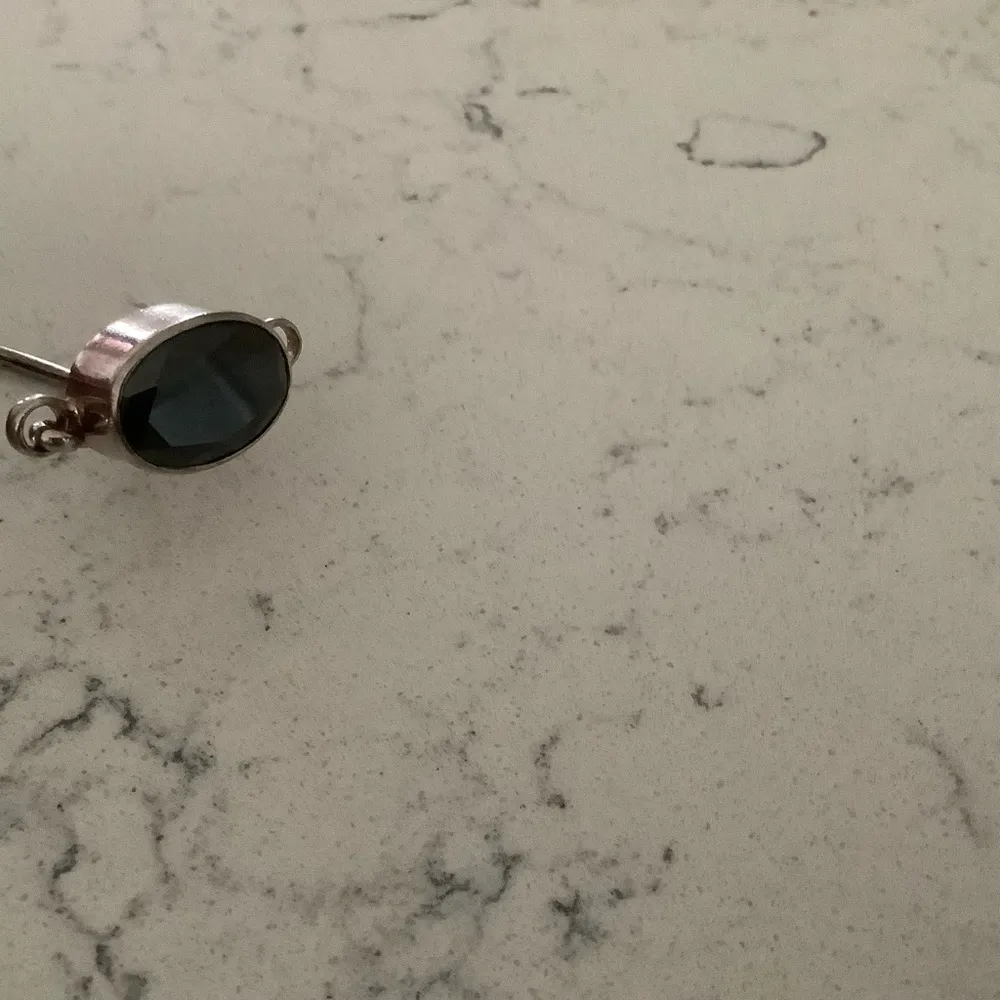 Vintage Haribou black onyx sterling bangle bracelet 925 Scandinavian Danish MCM Silver - Image 9