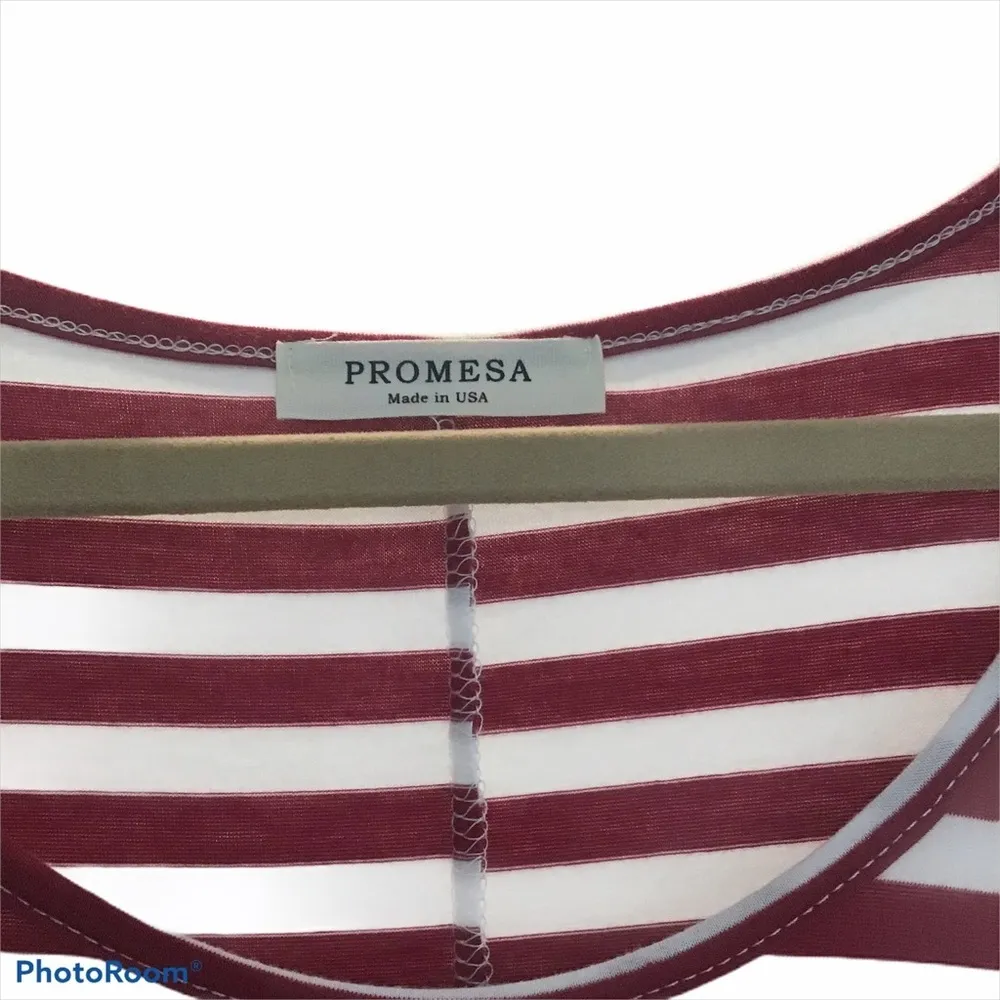 Promesa striped sash front tie maxi dress - Image 4