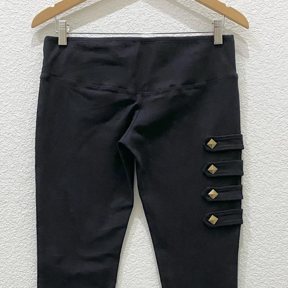 For Love & Lemons Black Studded Skinny Pant L - Image 4