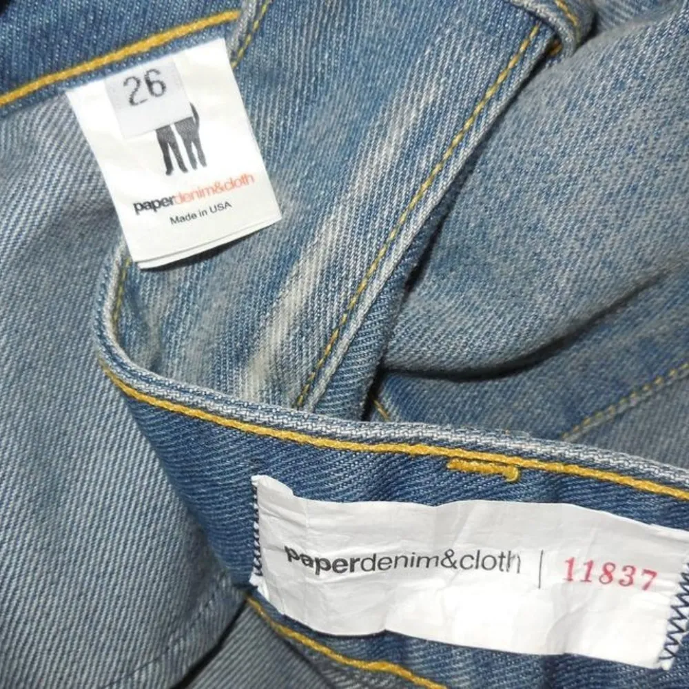 Paper Denim & Cloth Horizon Blue Straight Leg Jeans Size 26 - Image 4