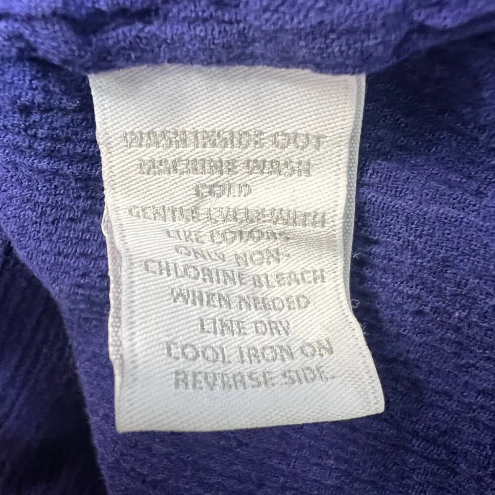 Charter Club Crochet Gauzy Cotton Cottagecore Lightweight Womens Flowy Top 14W - Image 9