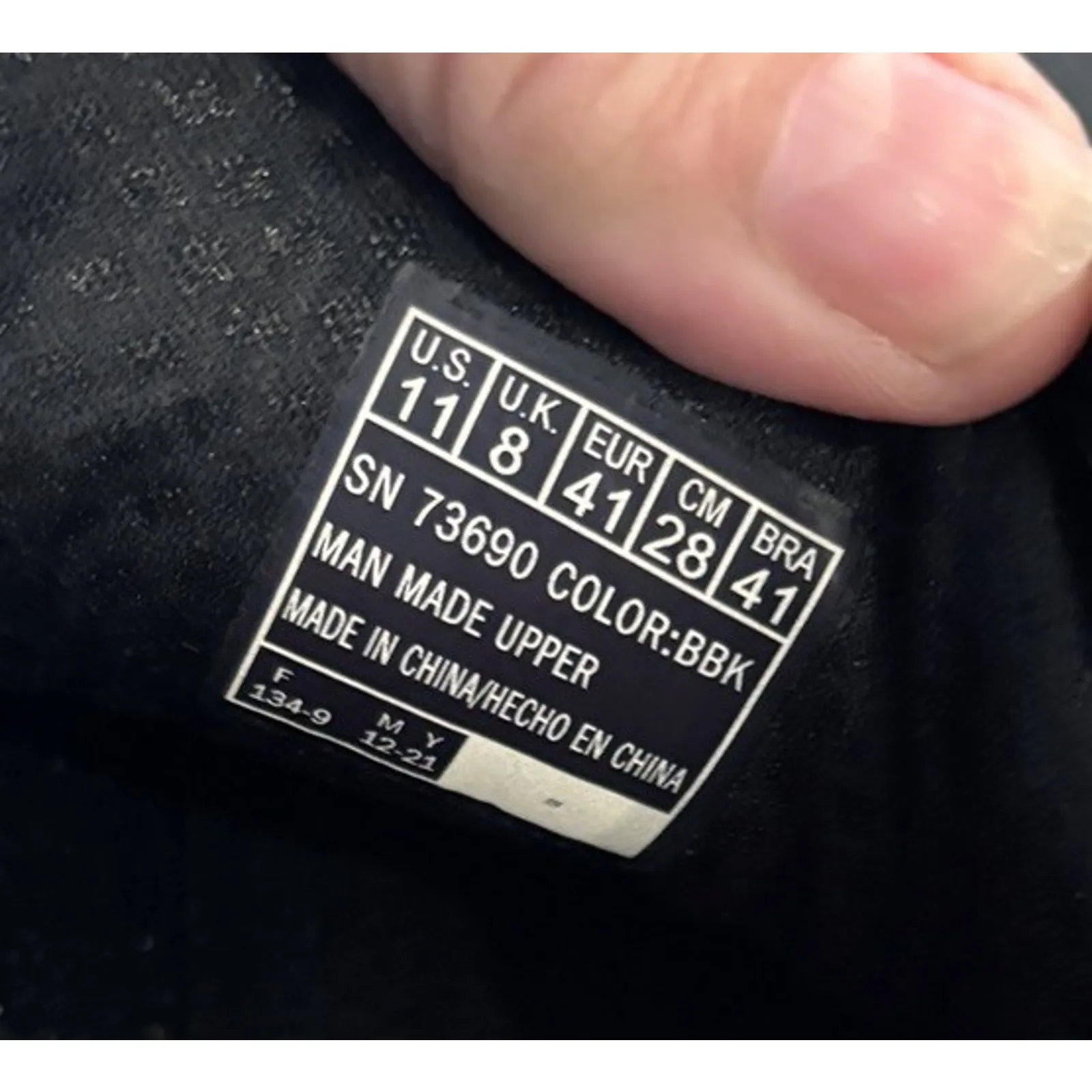 Skechers Women's UNO Stand On Air Lace Up Shoes Black #73690 Size 11 - Image 5