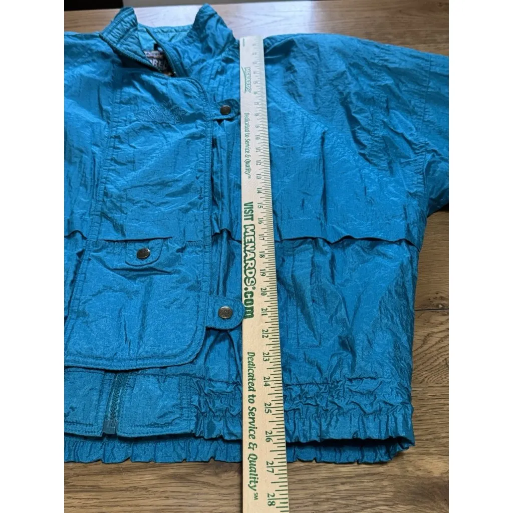 Forenza Accept No Substitutes Women Jacket Size Large Pockets Button Zip Vintage - Image 4