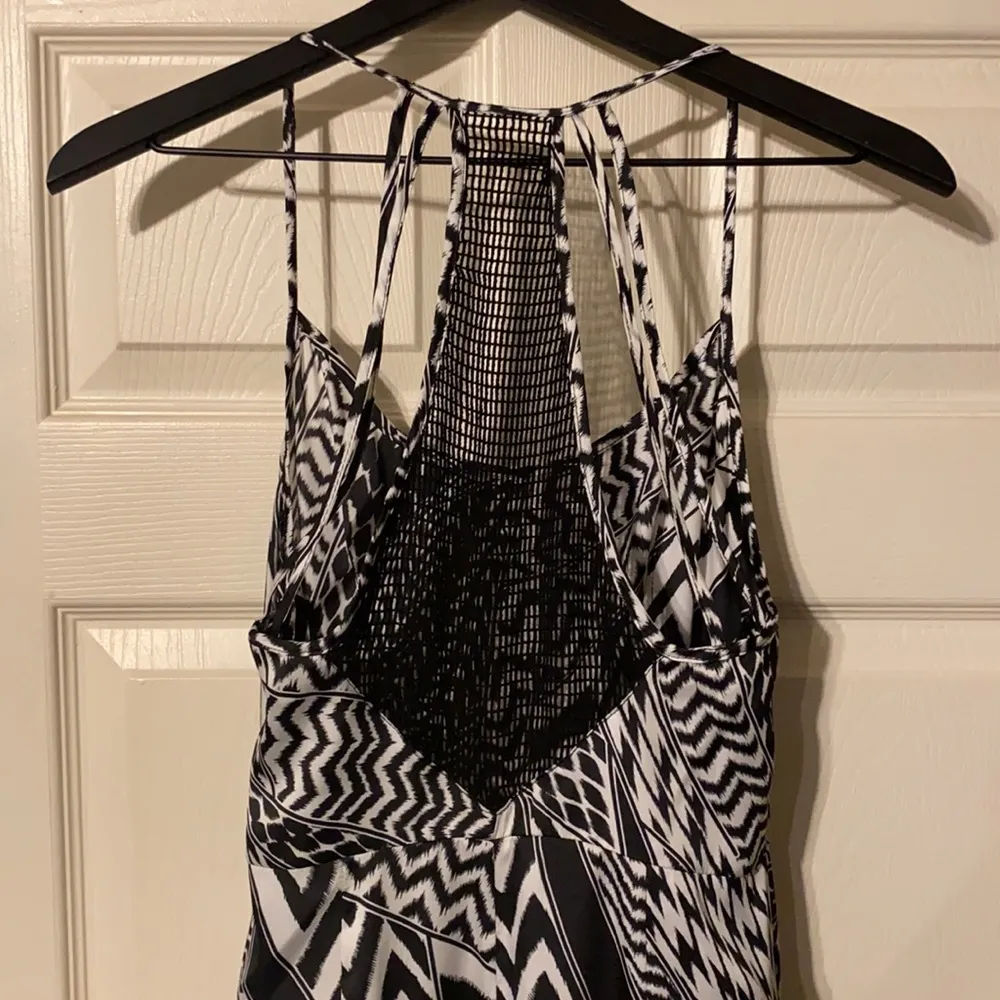 Ark & Co. silky graphic print halter maxi dress - Image 5