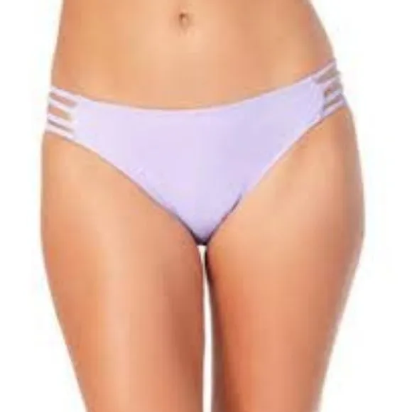 California Waves Juniors Hipster Strappy Bikini Swim Bottom Lavender Jrs XL NWT - Image 1