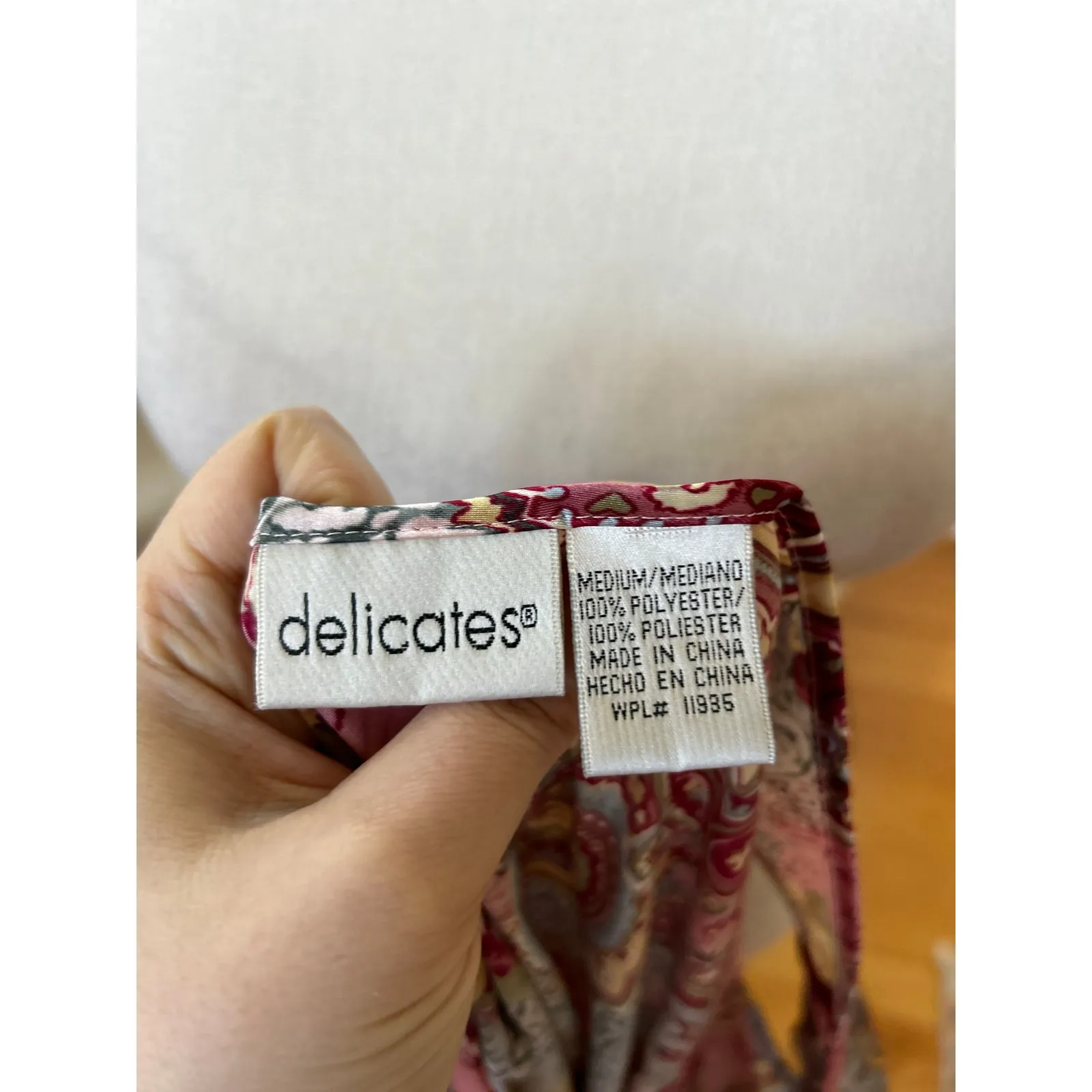 Vintage Y2K 90s Red & Pink Floral Satin Sleeveless Babydoll Slip Dress - Image 5