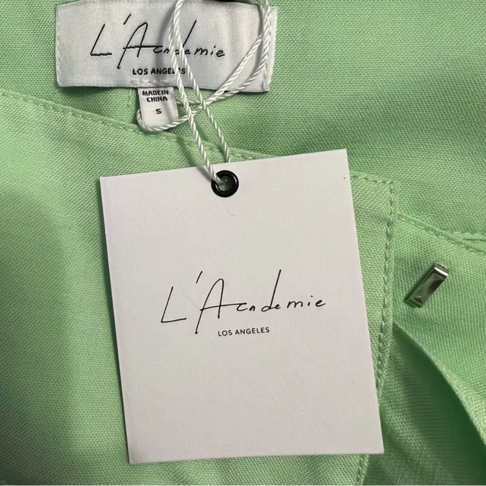 L’Academie Revolve Frostline Nile Lime Green Pants NWT XS - Image 13