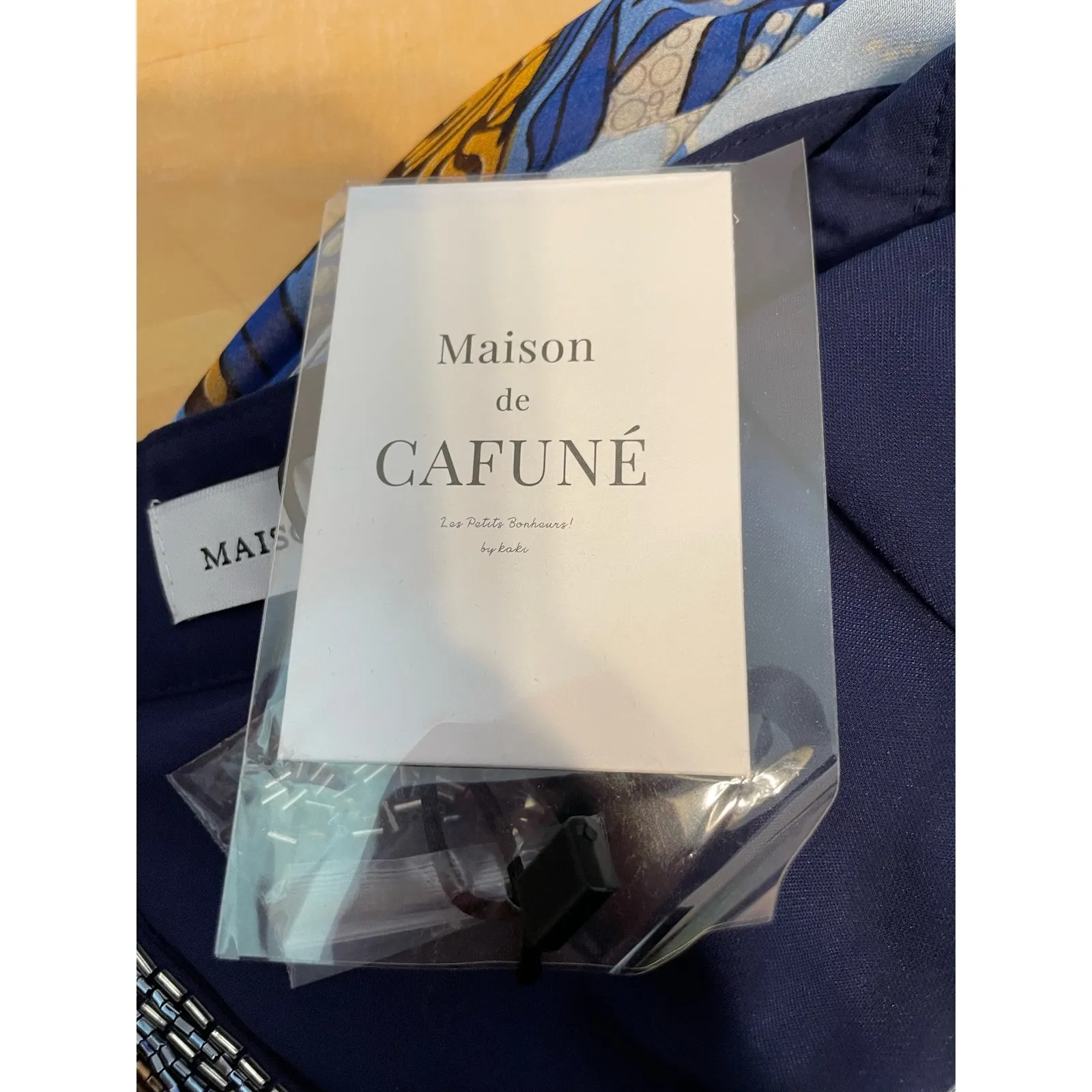 Maison de Cafune Blouse Small Blue Sea Beaded Regency Office Luxury Boho NWT - Image 7