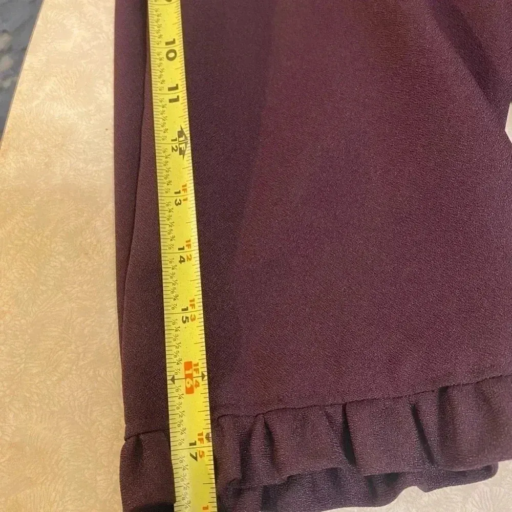 Plus Size Women’s Blazer Jacket Purple Eggplant Fabric Buttons Fully Lined Sz 18 - Image 8