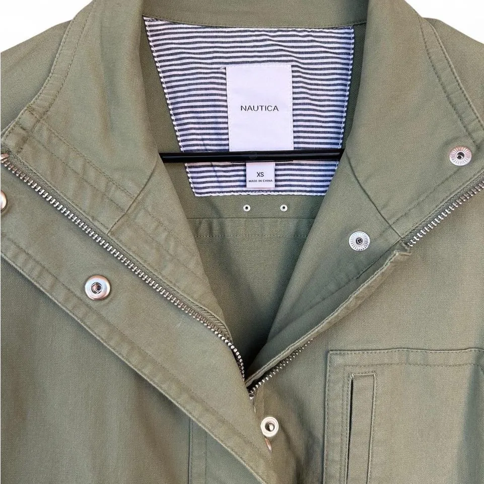 Nautica Women's Olive Utility Jacket - Image 2