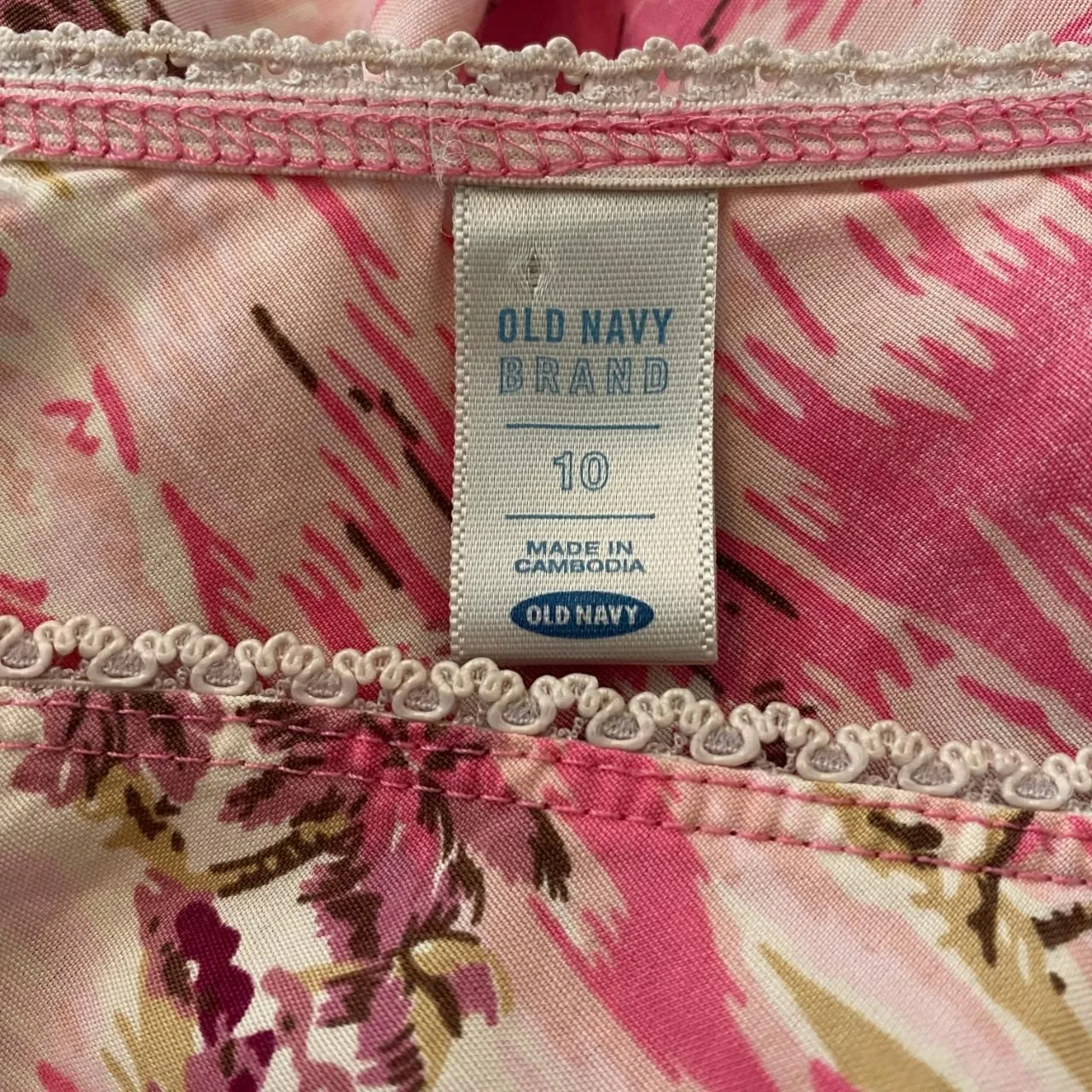 Early 2000's Hawaiian Flower Y2K Pink White Palmtree Floral Pink Midi Skirt M 10 - Image 6