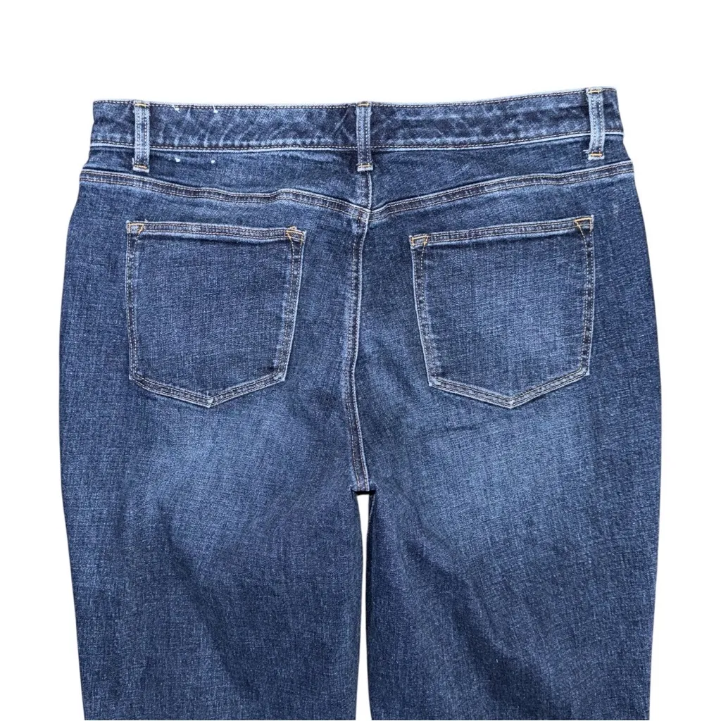 Talbots Curvy Fit Straight Leg Jeans Adelaide Dark Wash Stretch Women’s 14 EUC - Image 5