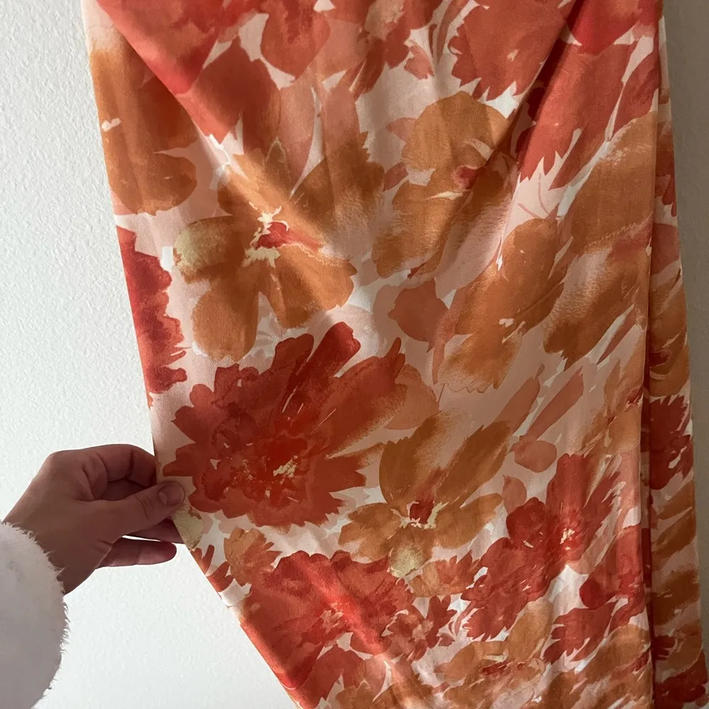 Significant Other Floral Cutout Dress Orange Size 2 - Image 7