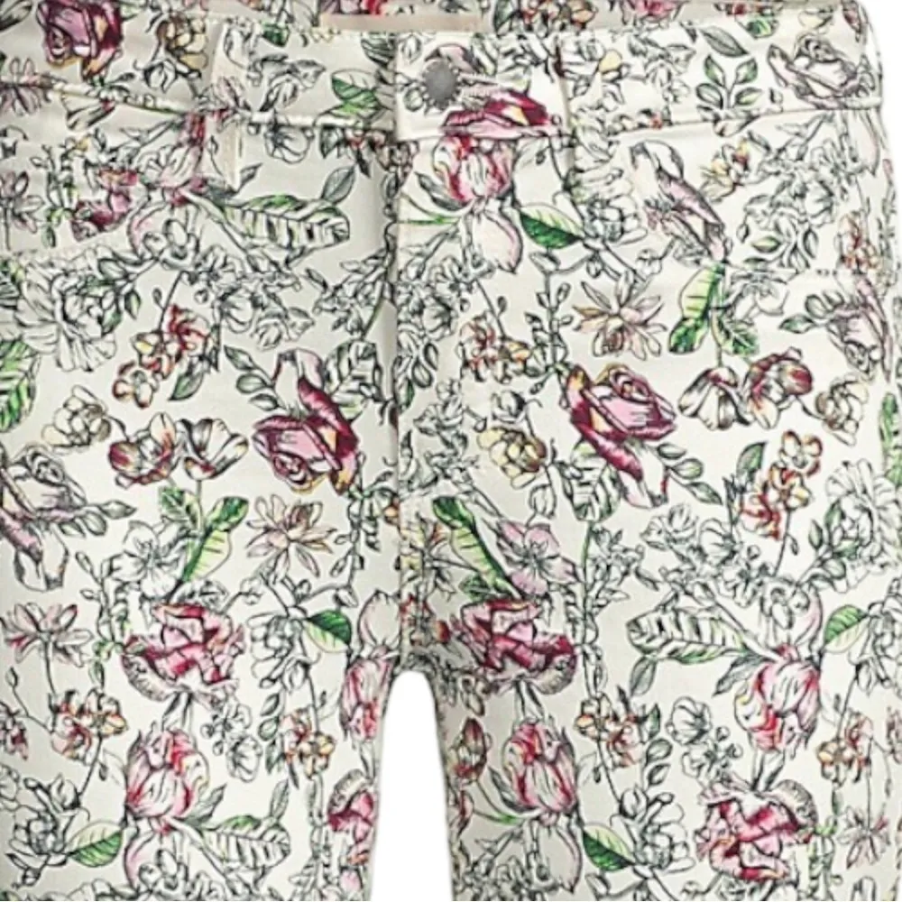 L'AGENCE Margot High Rise Skinny Jeans in Hand Drawn Floral Size 25 - Image 7