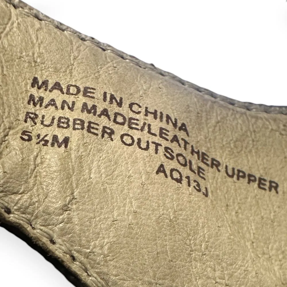 Michael KORS | 5.5 | MEG Brown MK Signature PVC Logo Bow Espadrille Sandel AQ13J - Image 9