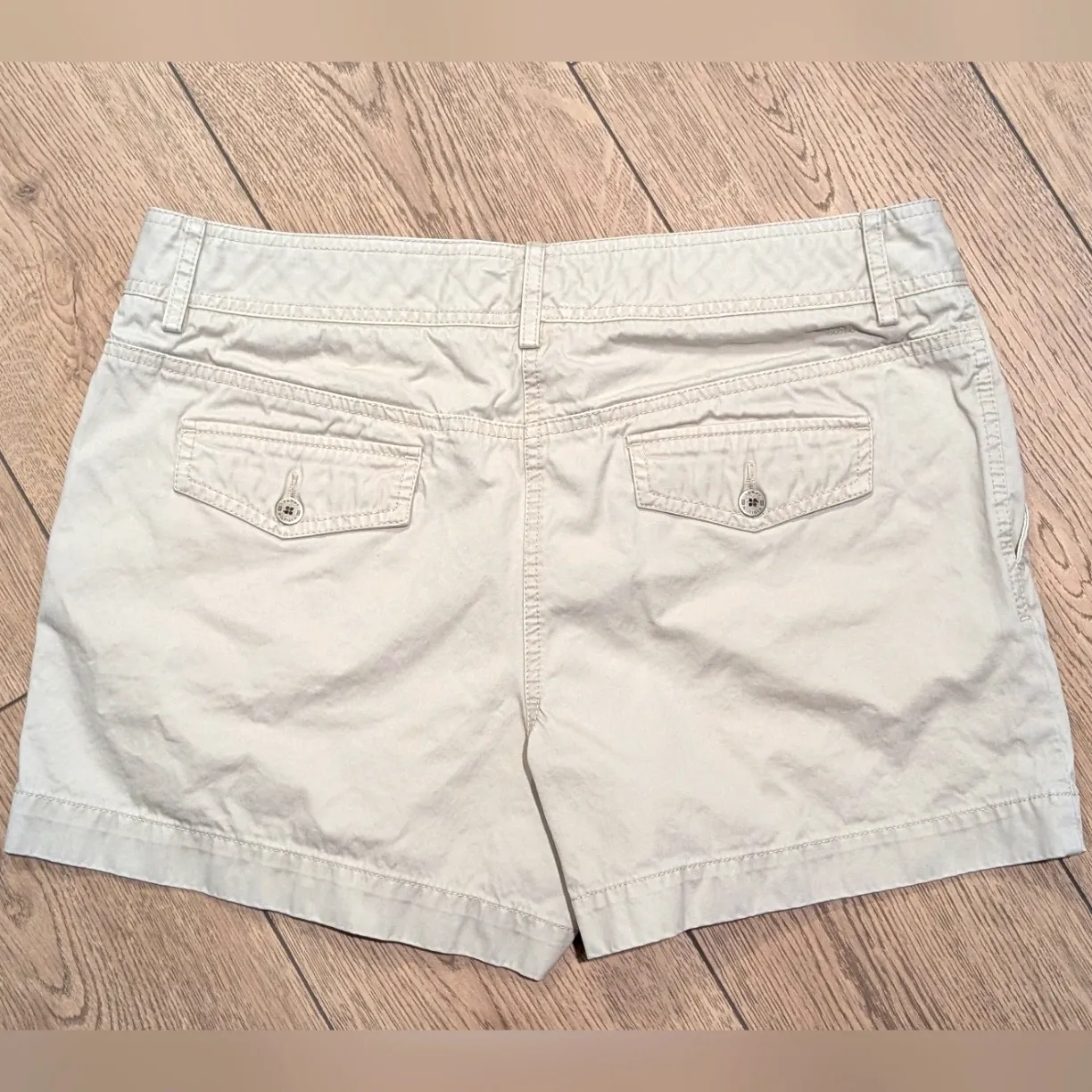 Tommy Hilfiger Shorts 14‎ Janie Fit 2X Khaki Tan Chino Casual Work Preppy - Image 3