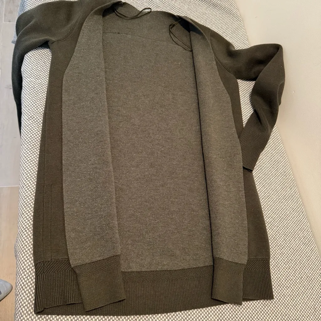 Lululemon City Street Cardigan Camo Green - Image 9