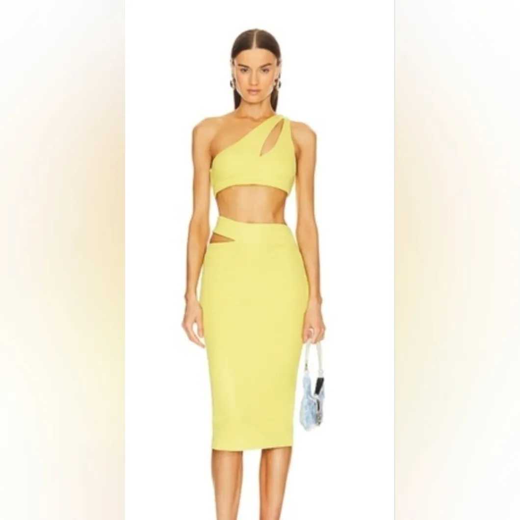Michael Costello 2 Piece Lime Nelle Set XSmall - Image 2