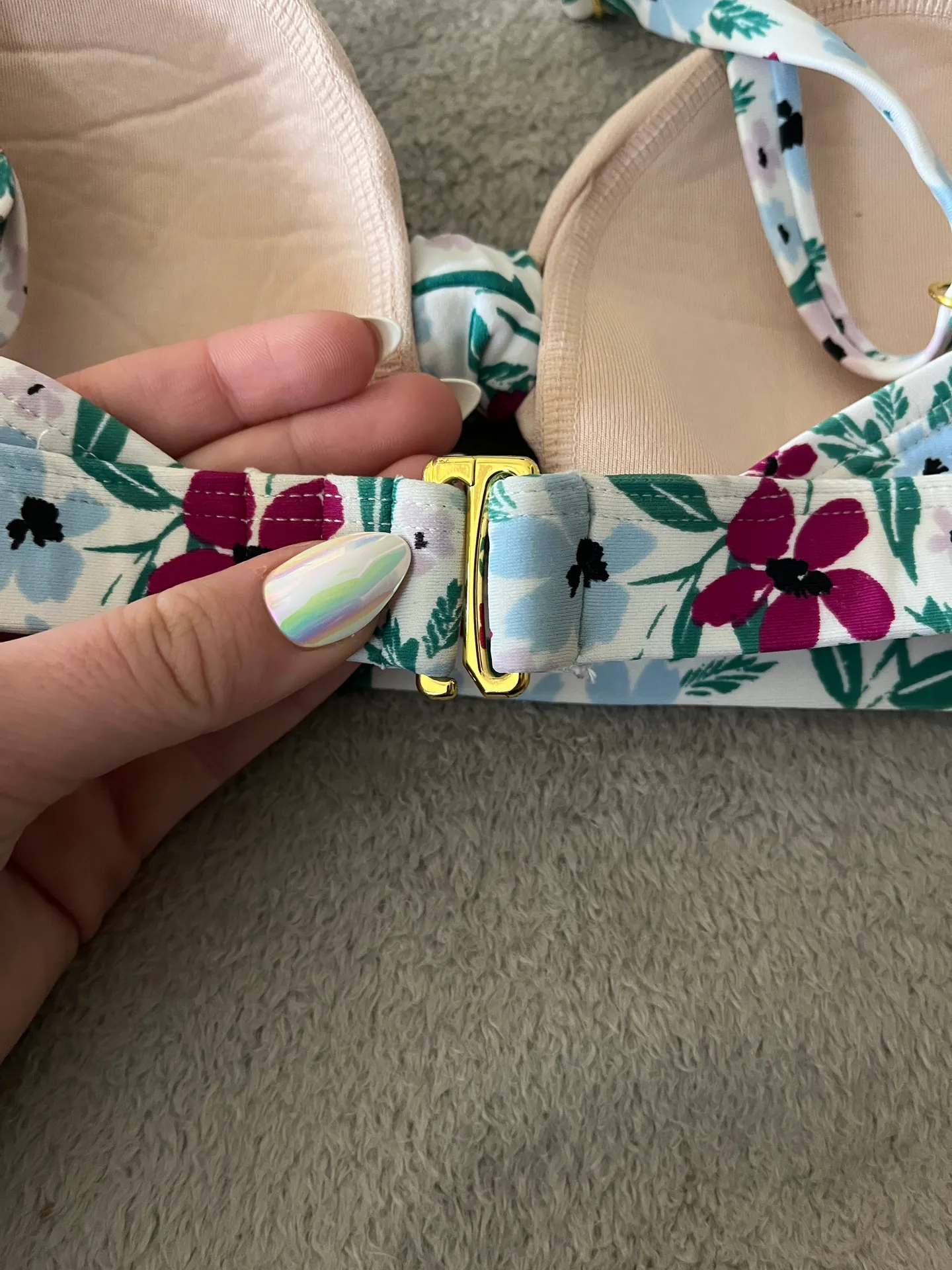 Floral Bikini Top - Image 4