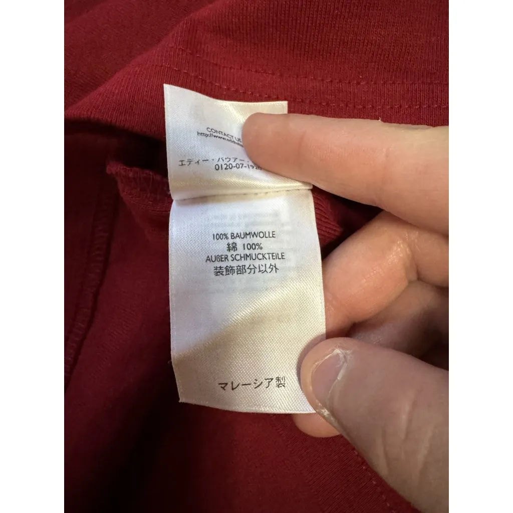 Eddie Bauer‎ Women Size XXL Red Turtleneck Long Sleeve Shirt Cotton Preppy NWT - Image 15