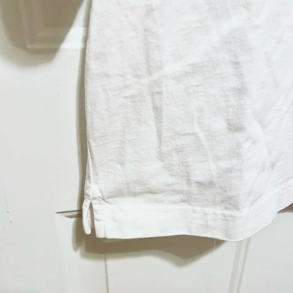 J.Crew white cropped heavyweight T-shirt - Image 4