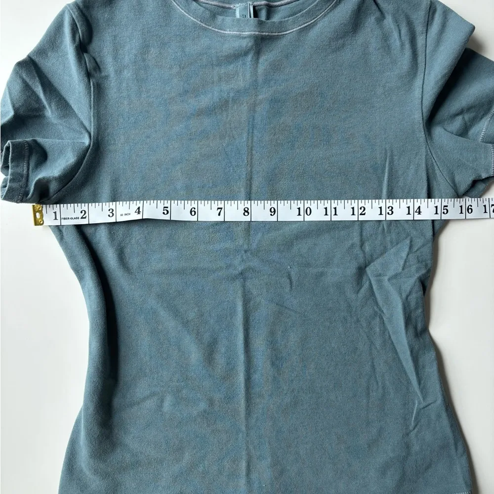 Skims Women's S/S Cotton Jersey Fitted Crew Neck T-Shirt Kyanite Medium - Image 4