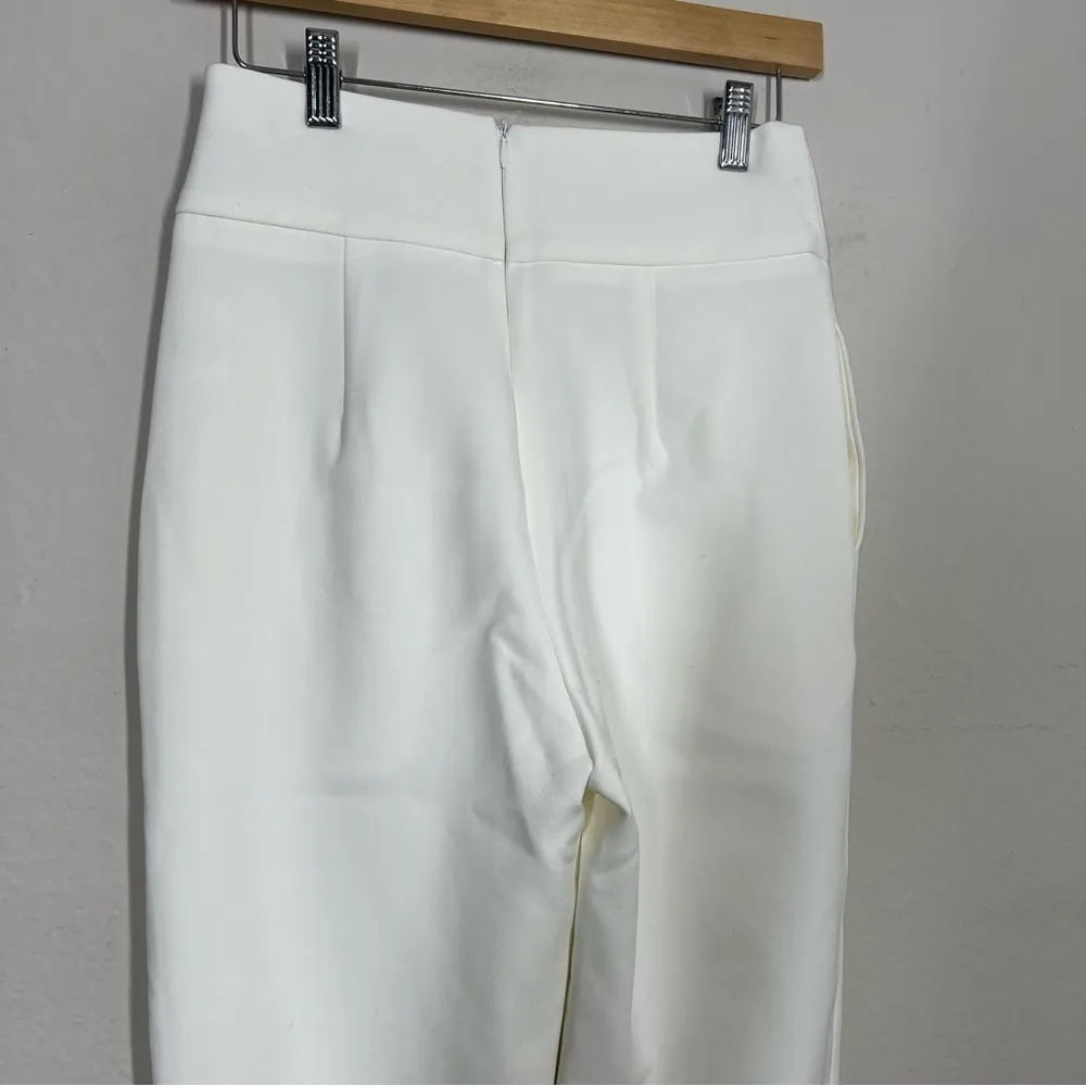 NWT Oddmuse White Pleat Waist Slim Trouser Pant - Image 9