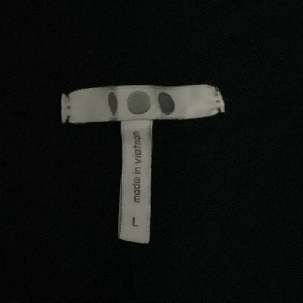 Three dots Ponte black high waisted Legging with mesh-lined waist panel L - Image 5