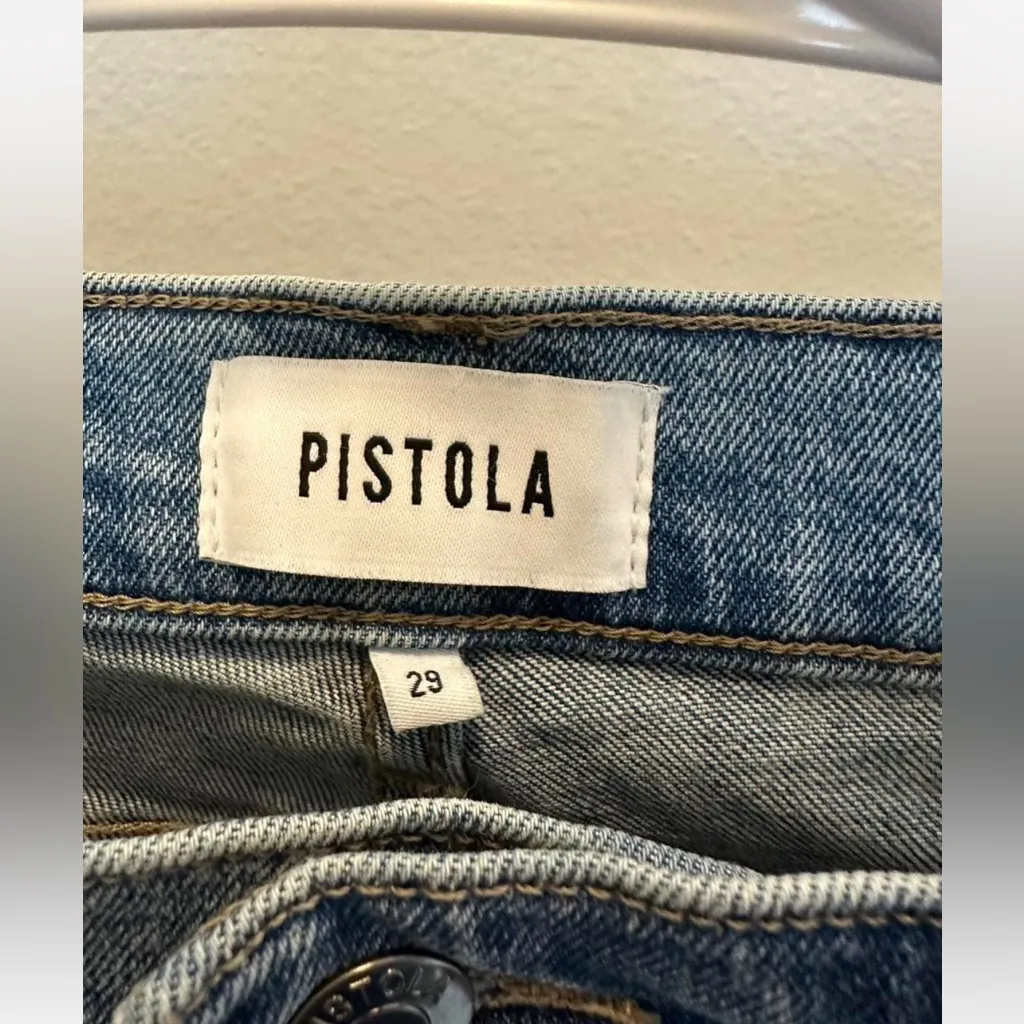 Pistola Lennon High Rise Cropped Boot Jeans in Zuma 29 - Image 4