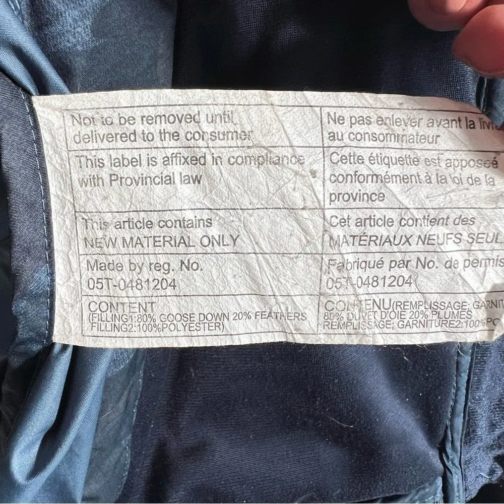 Lululemon Spring Fling Puffy Windbreaker Heathered Lotus Camo Oil Slick Blue 8 - Image 10