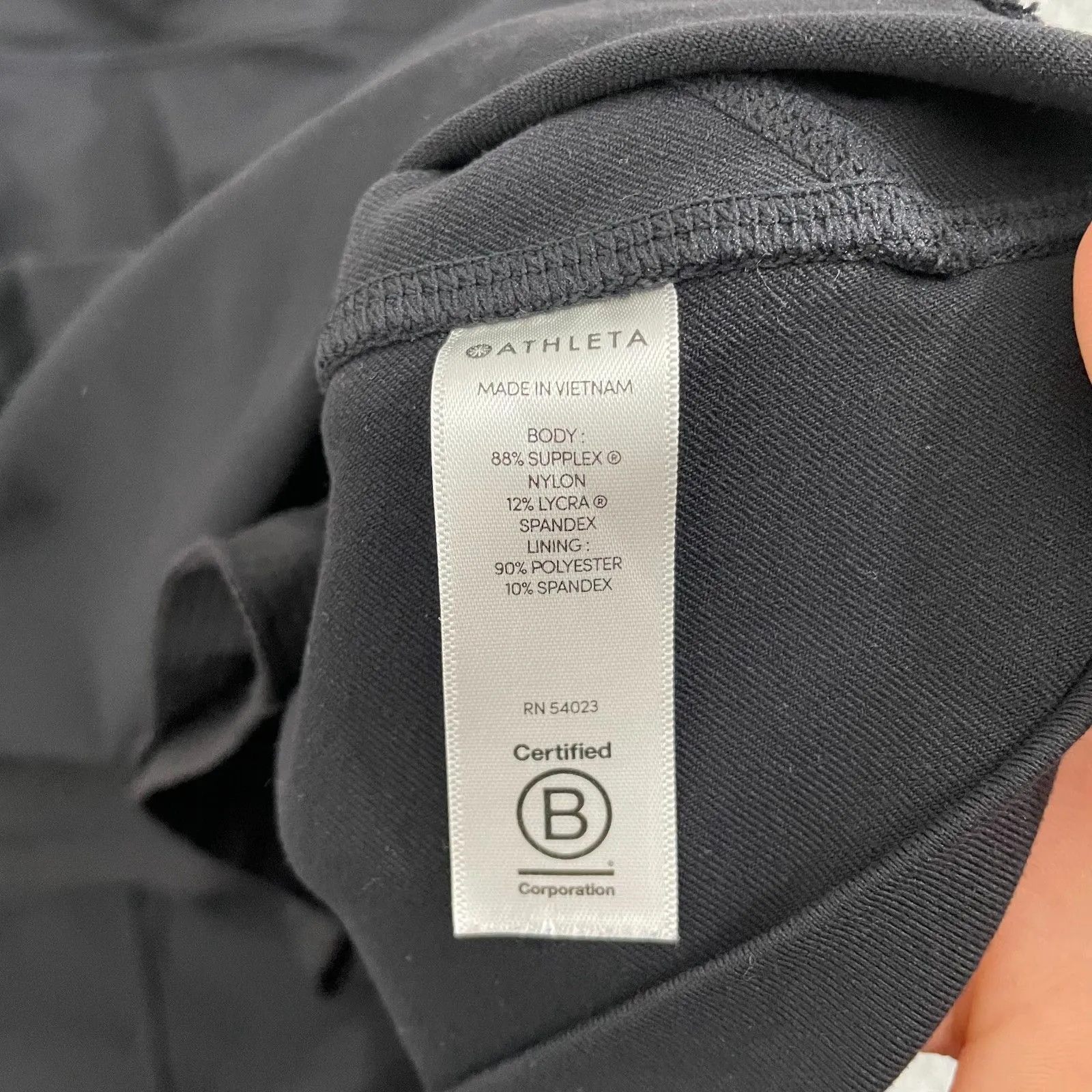 Athleta Excursion Skort Women M Black Athlesiure Tennis Pull On Pockets - Image 6