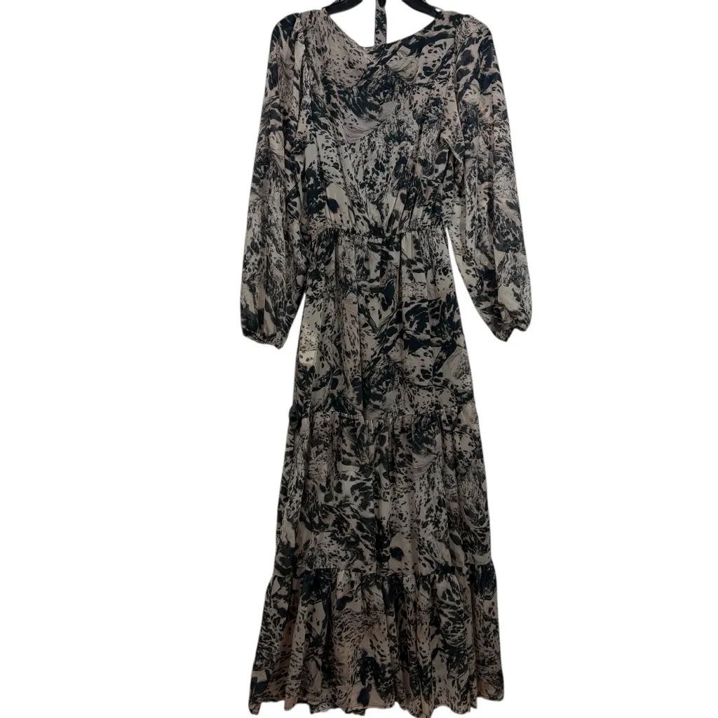 Alec les filles NWT printed wild horses maxi dress 4 S - Image 5
