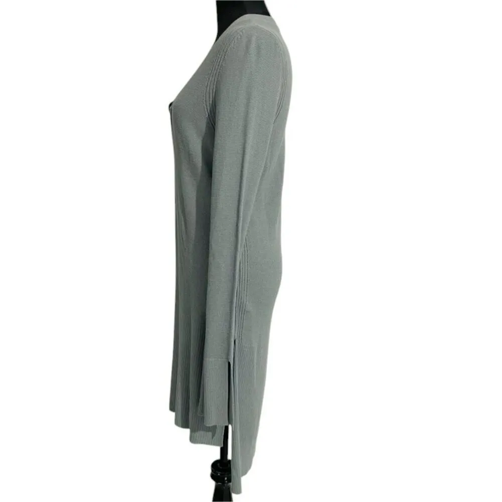 Free People Size Medium  Top Blouse Dress Long Sleeve Bell Sleeve Criss Cross - Image 5