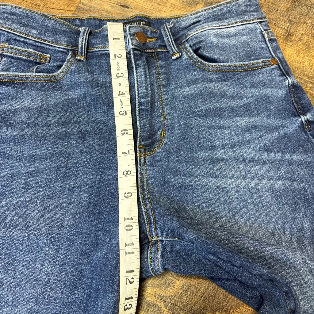 Judy Blue Slim Fit Jeans Womens 9/29 JB82549DK High Rise Stretch Blue Denim - Image 3