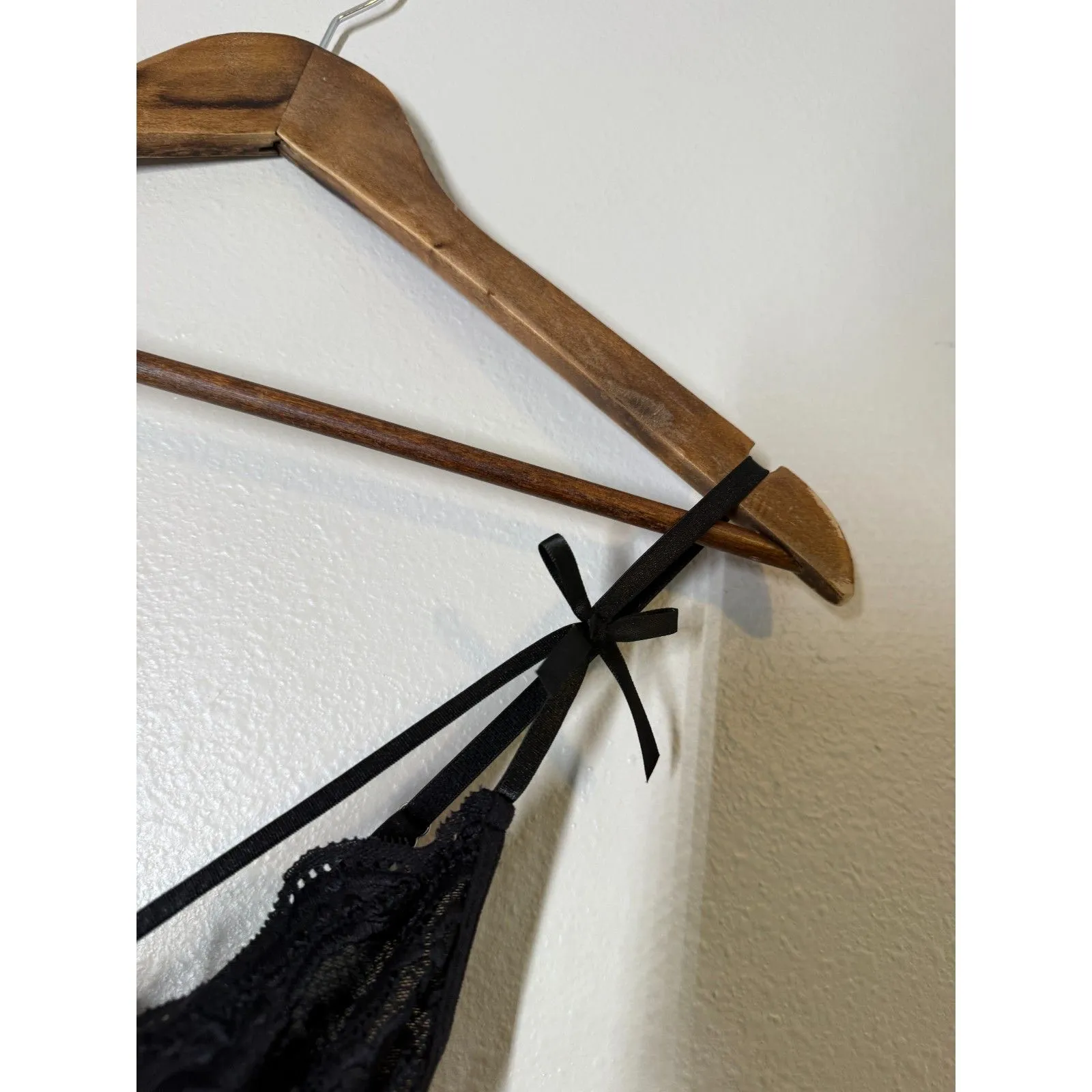 Unbranded Y2k Sheer Babydoll Black Tank Top Sz M Witchy Romantic Fairy Grunge Size M - Image 4