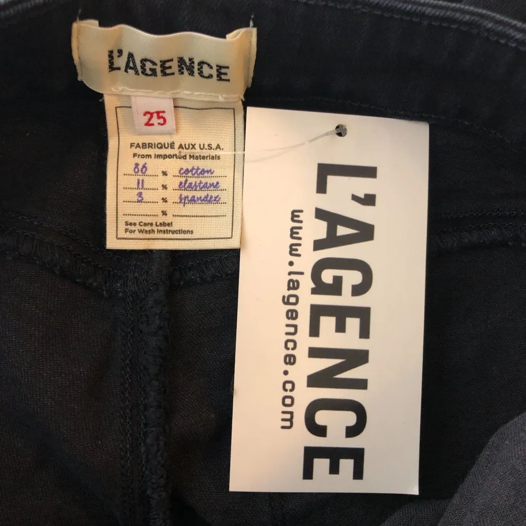 L'agence Boot Cut Jeans Dark Wash Stretch 25 Sample - Image 3