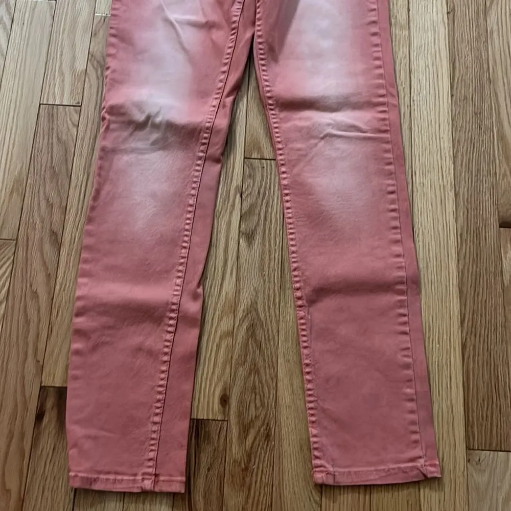 Cheap Monday Tight Washed Red Slim Stretch Jeans. 28/32 - Image 3